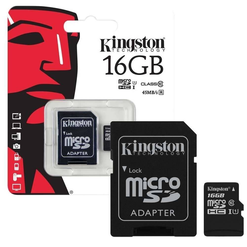 Accesorios para computo memoria kingston micro sd 16gb